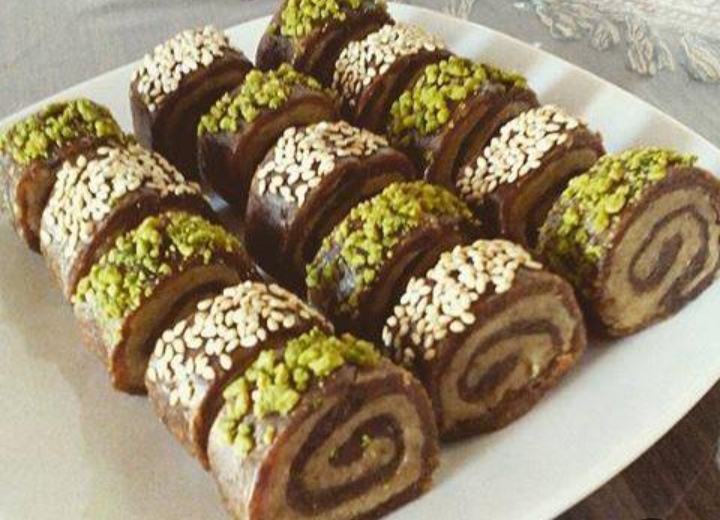 بهترین رولت خرمایی + قیمت خرید عالی