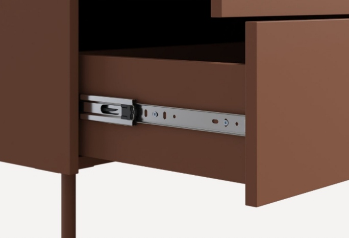 تصویر 4 از فروش ریل غلطکی کشو کابینت ام دی اف + خرید