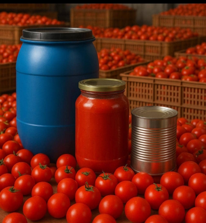 تصویر 1 از خرید و فروش انواع رب گوجه‌ فرنگی با بریکس بالا و کیفیت عالی