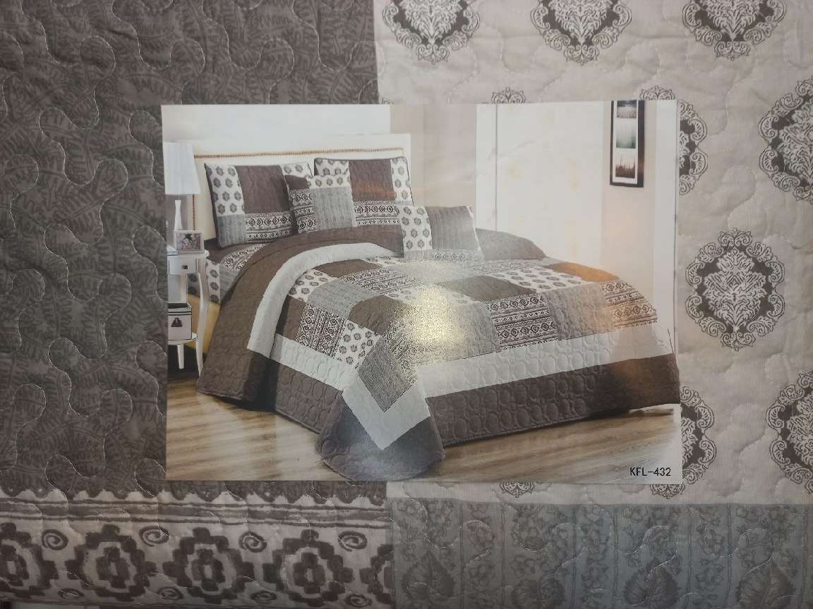 تصویر 4 از خرید باور نکردنی و روتختی پنبه دوزی دو نفره  ابعاد 240 × 220