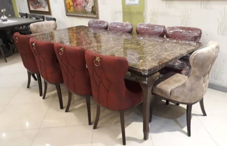 قیمت خرید عمده میز غذا خوری چستر ۶ تا ۱۰ نفره