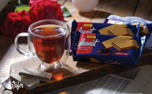تصویر 1 از قیمت ویفر شکلات تلخ + خرید عالی