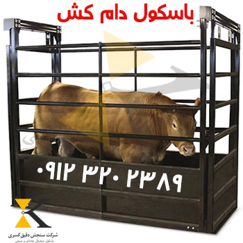 باسکول دام کش سبک پرتابل با دقت ۵۰۰ گرم