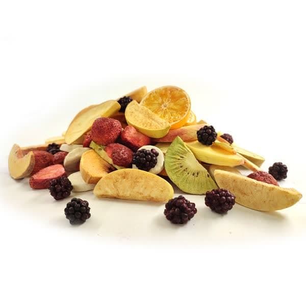 فروش میوه مخلوط پفکی + بسته بندی 40 گرمی