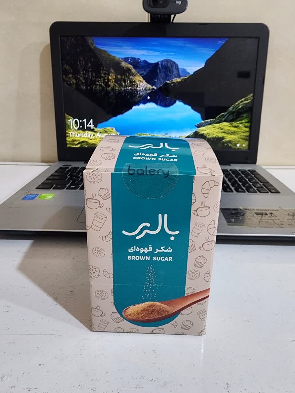تصویر 3 از توزیع شکر قهوه ای ساشه ای بالری