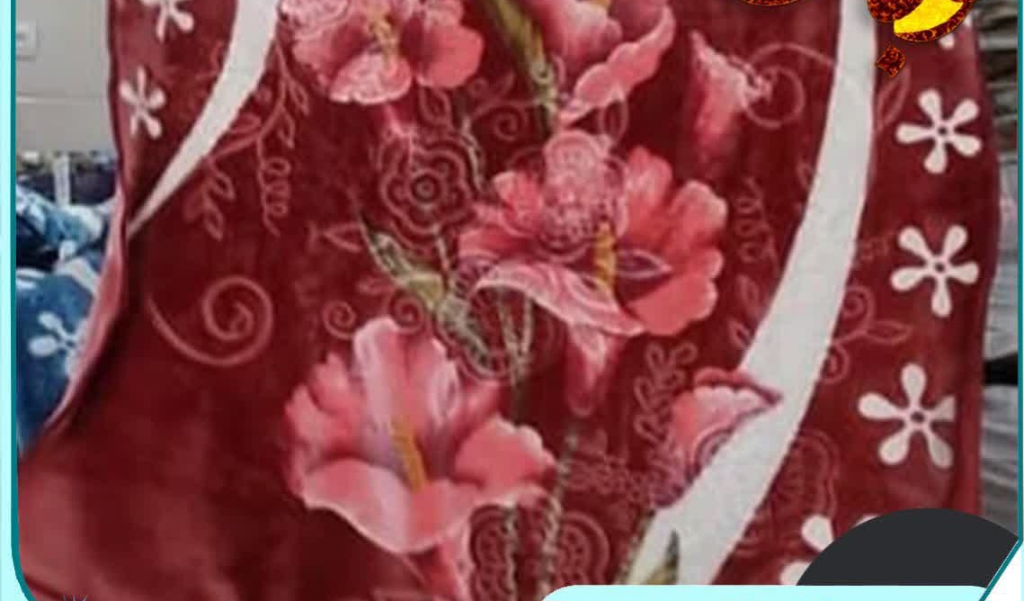 تصویر 3 از قیمت و خرید پتو گلدار زمرد یک نفره عمده