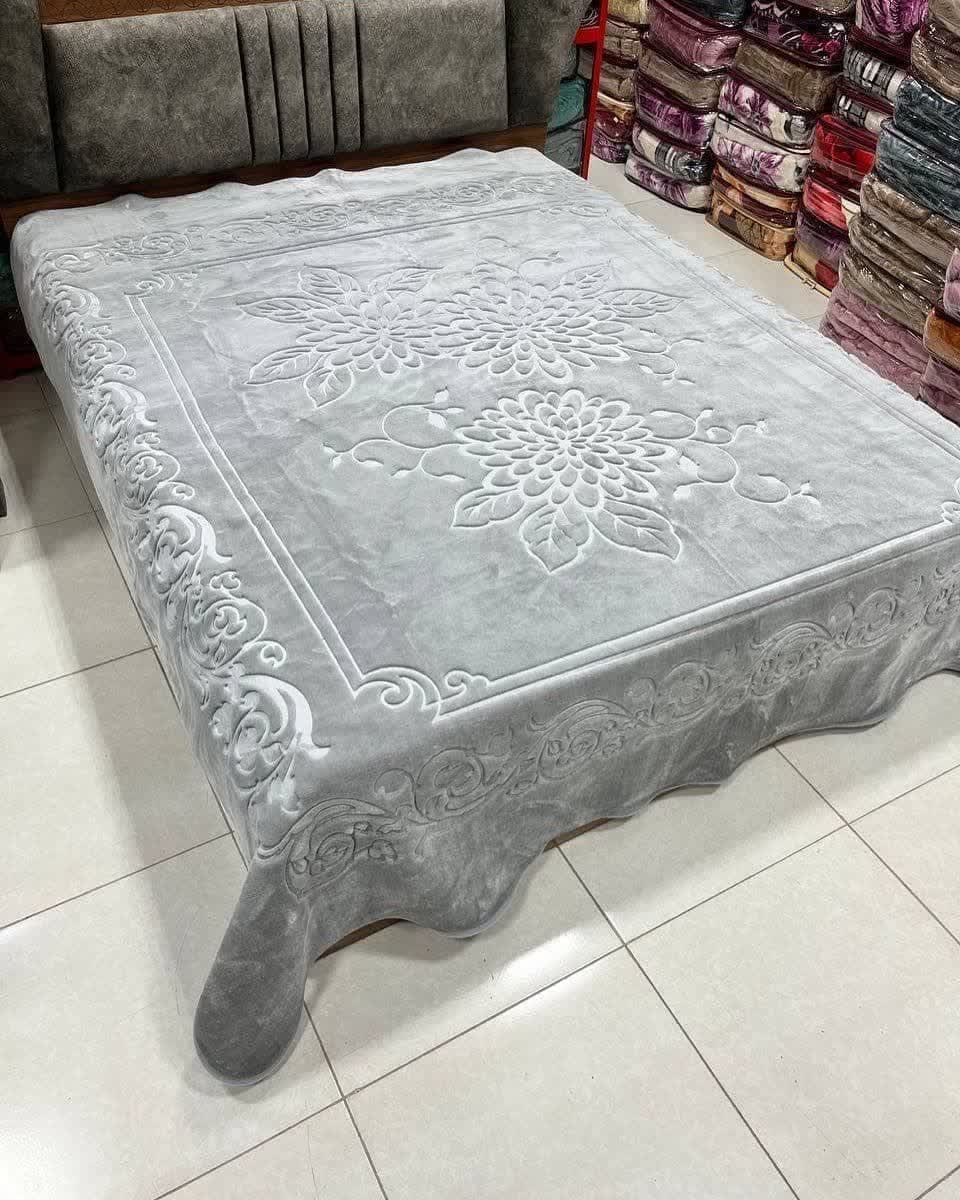 تصویر 3 از قیمت خرید پتو گلبافت  یکنفره + خرید عمده