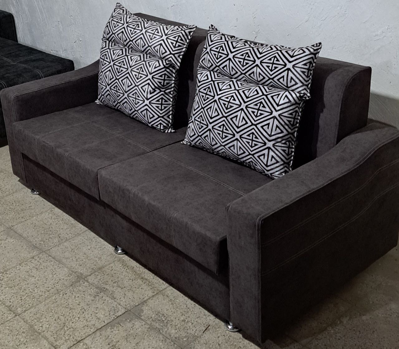 تصویر 1 از فروش مبل راحتی مدل ملینا دسته پارچه ای تاشو دو قلو + قیمت خرید به صرفه