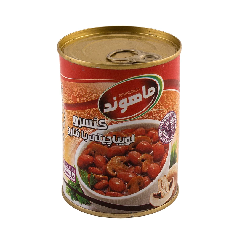 تصویر 1 از قیمت خرید کنسرو لوبیا و قارچ در قوطی کلیددار با فروش عمده