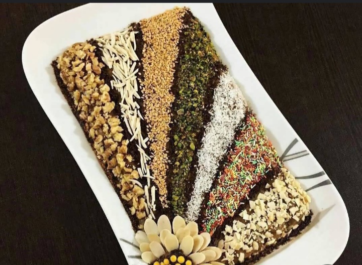 خرید رنگینک خوشمزه بامغز گردو