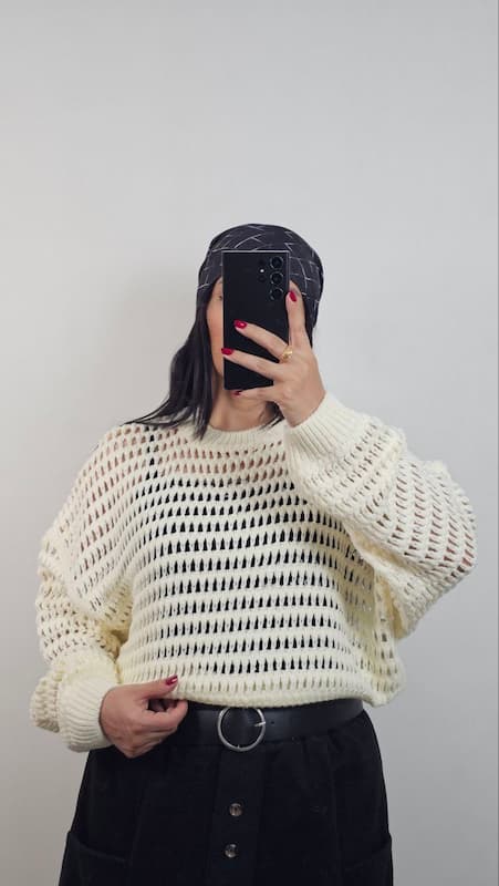 تصویر 5 از قیمت خرید کراپ بافت ژور + استایل خاص