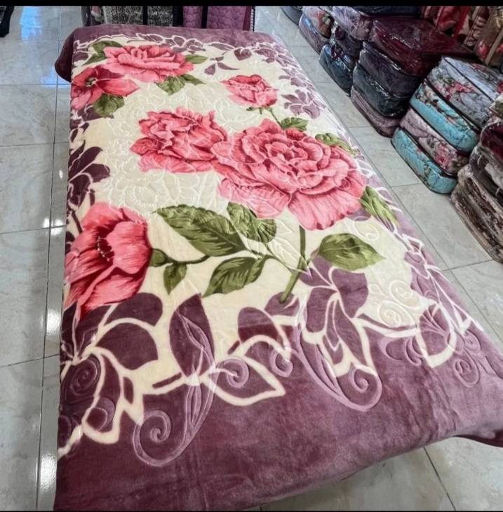 تصویر 2 از خرید پتو ضخیم زنبق + فروش ویژه و استثنایی