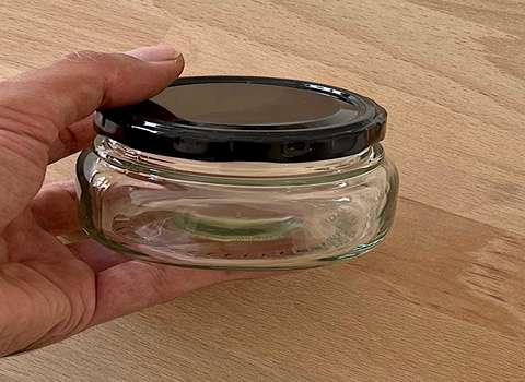 تصویر 1 از خرید جار شیشه ای تیره + قیمت فروش استثنائی