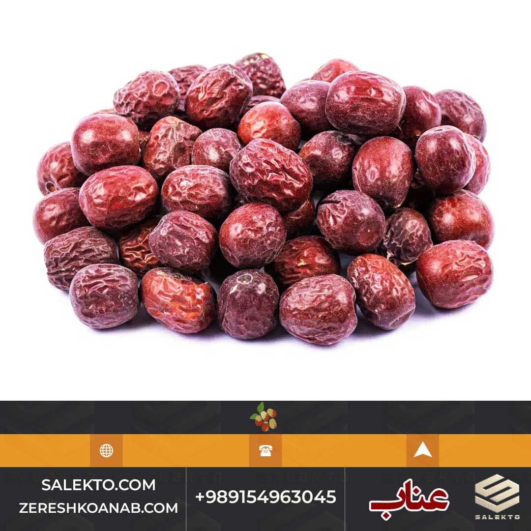 تصویر 1 از عناب خشک ارگانیک بیرجند با دانه‌های درشت و پوست براق + خرید مستقیم و قیمت استثنائی