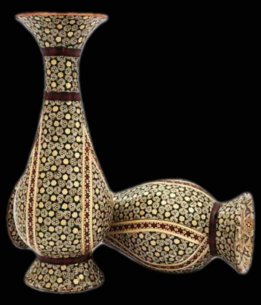 تصویر 4 از گلدان تمام خاتم کاری + فروش