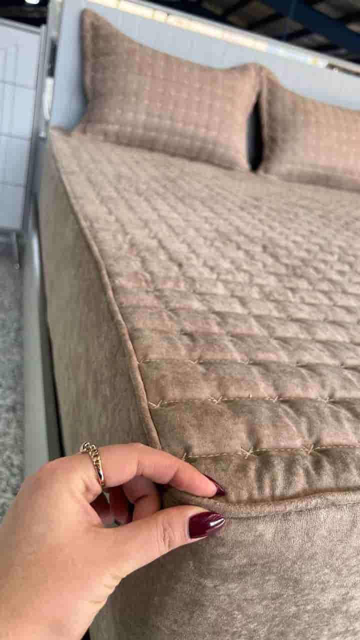 تصویر 1 از روتختی جدیدکشدار مخمل ترک + قیمت عمده وارزان