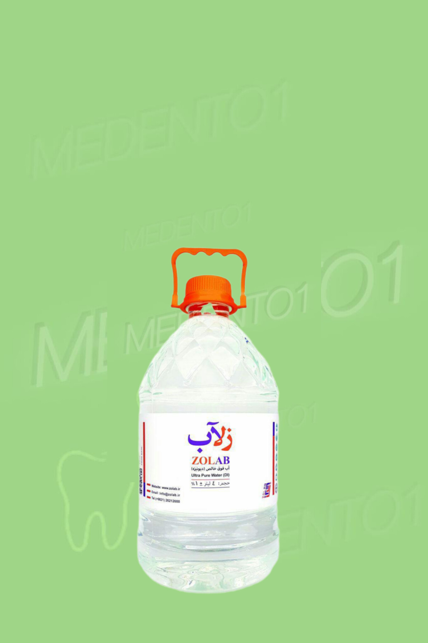 تصویر 1 از قیمت آب مقطر دیونیزه دندانپزشکی  دوبار تقطیر + خرید عمده