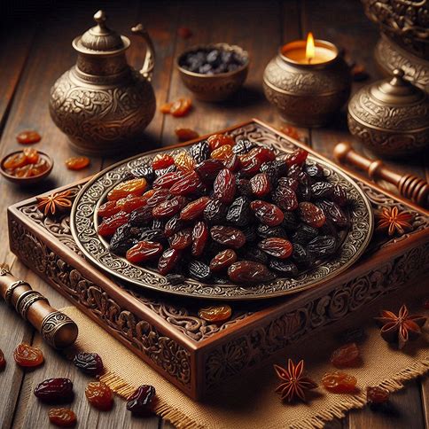 تصویر 4 از فروش عمده و فوق العاده کشمش آفتابی ارگانیک دم دار تازه