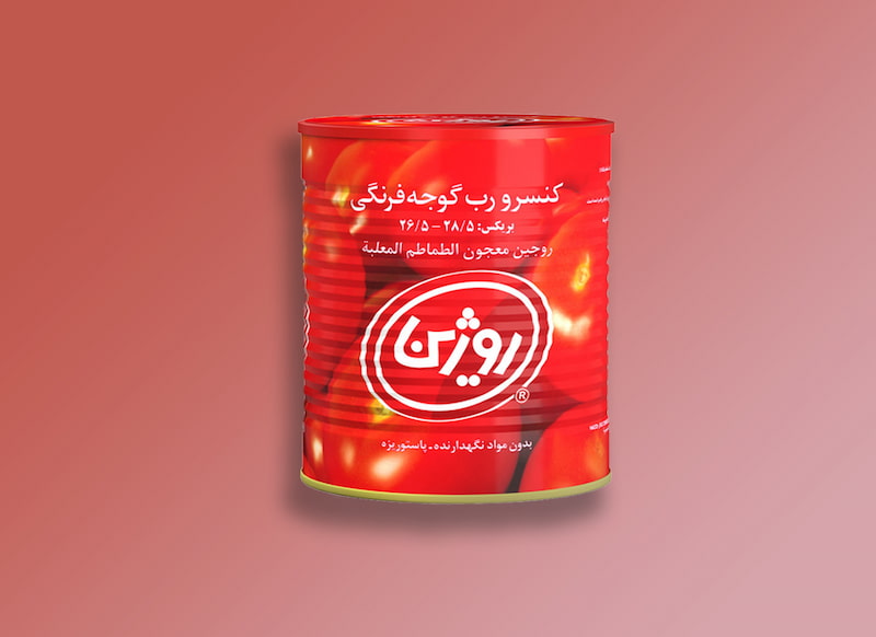 تصویر 3 از قیمت رب گوجه فرنگی روژین در بازار امروز + خرید عمده و ارزان