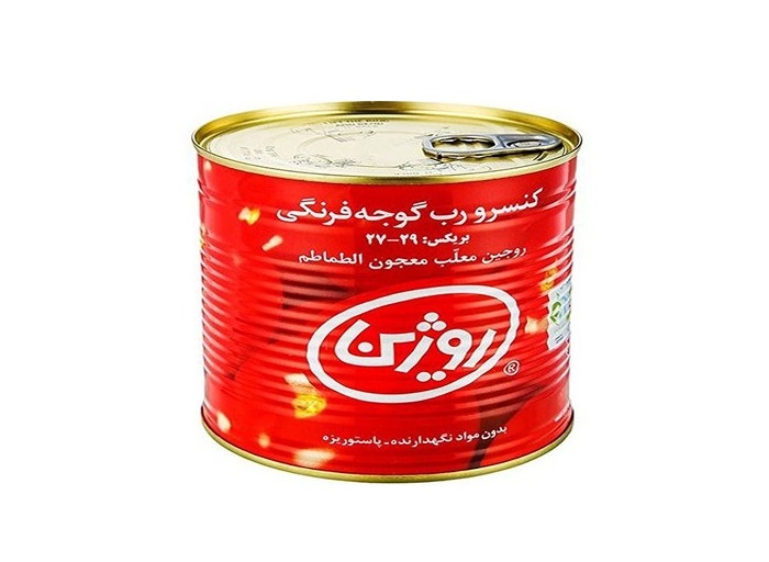 تصویر 1 از قیمت رب گوجه فرنگی روژین در بازار امروز + خرید عمده و ارزان