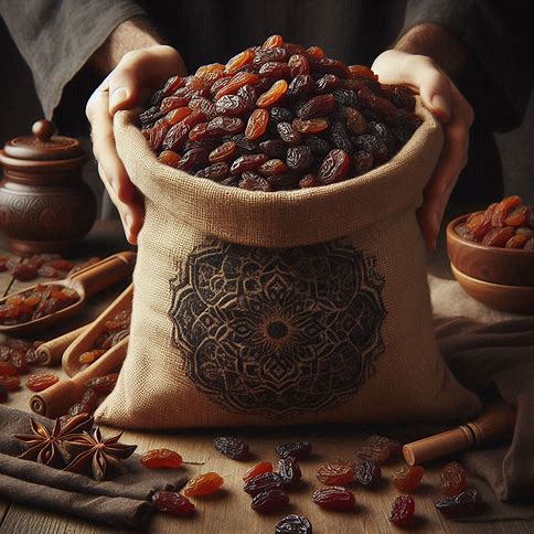 تصویر 5 از فروش عمده و فوق العاده کشمش آفتابی ارگانیک دمدار + قیمت ارزان و ارسال سریع