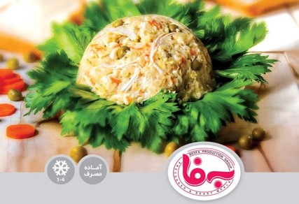 تصویر 1 از خرید الویه سیب زمینی 15% مرغ 200 گرمی به فا