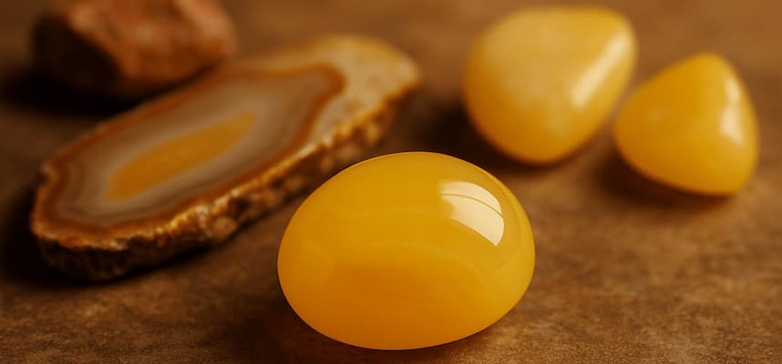 تصویر 3 از خرید و قیمت سنگ عقیق زرد + فروش عمده