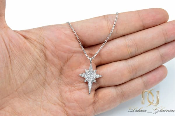 تصویر 5 از قیمت خرید گردنبند نقره طرح ستاره + فروش ویژه