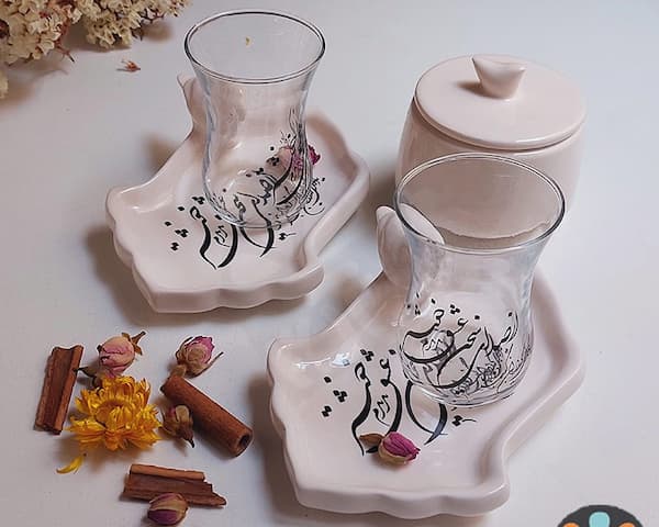 تصویر 2 از قیمت خرید سرویس چای و پذیرایی دو نفره + فروش ویژه