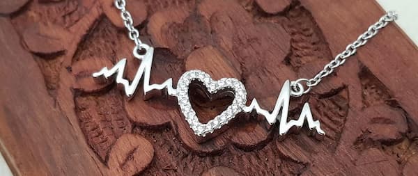 تصویر 3 از خرید و قیمت گردنبند نقره قلب + فروش عمده