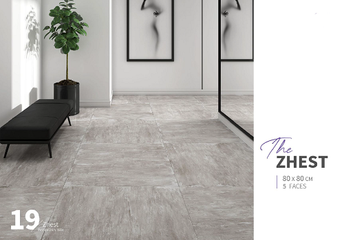 سرامیک 80×80 ژست طوسی روشن قیمت