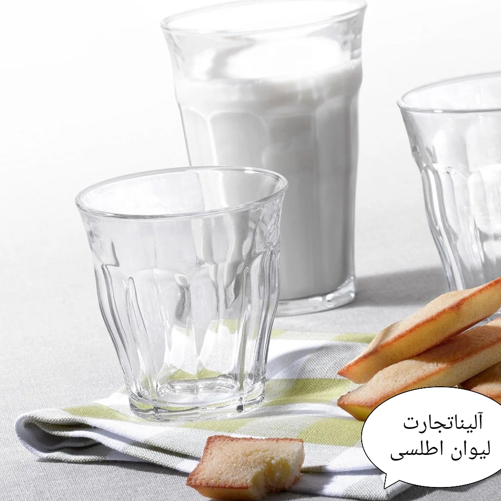 تصویر 1 از خرید عمده و قیمت استکان و لیوان بلور مدل اطلسی