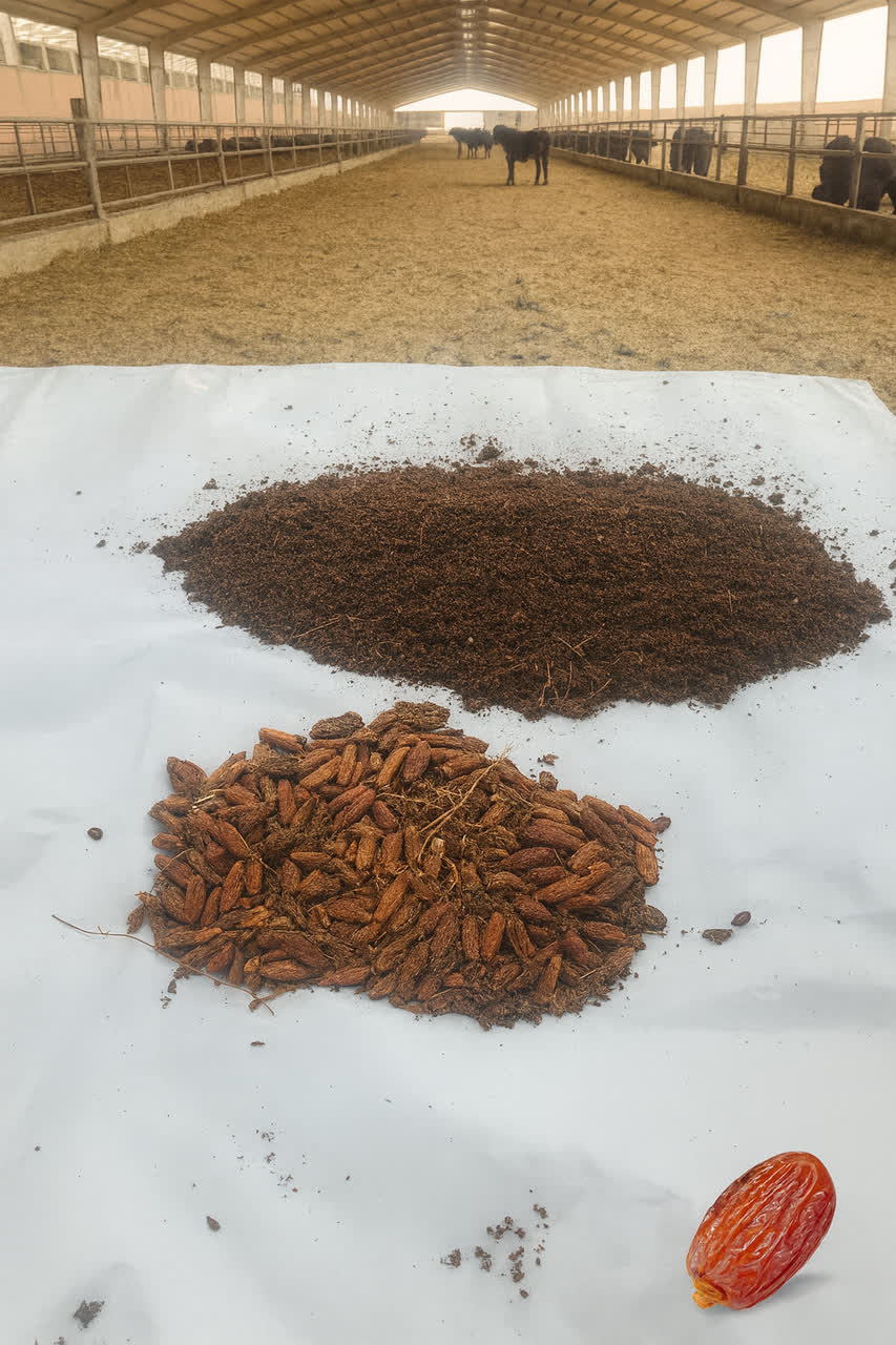 تصویر 1 از خرید تفاله خرما دامی