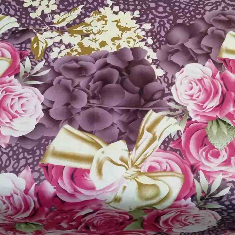تصویر 3 از قیمت خرید پارچه ملحفه گل مناسب رو بالشتی + فروش ویژه