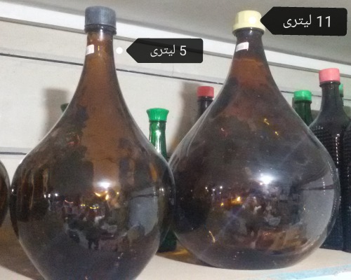 فروش بطری شیشه ای قهوه ای + فروش عمده