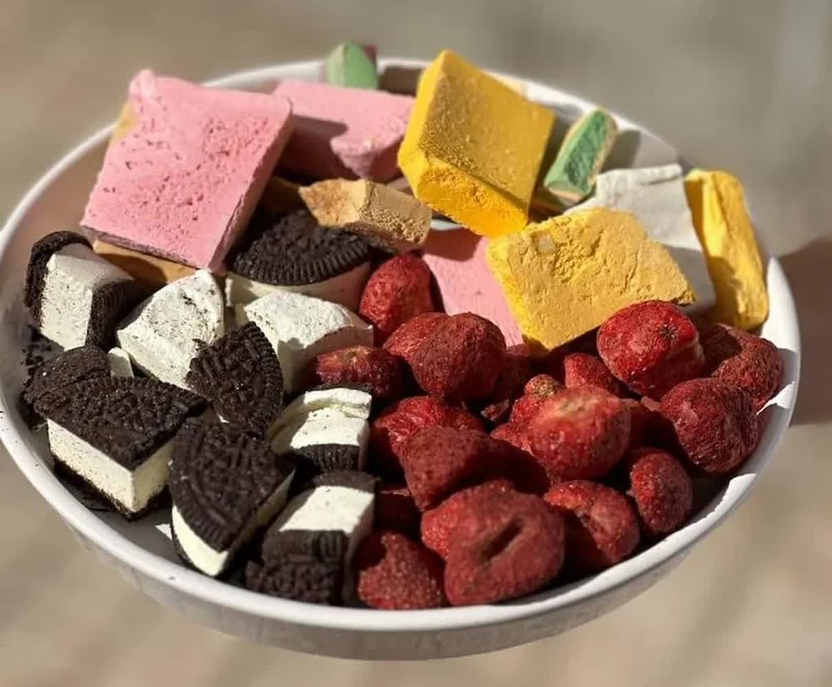 تصویر 1 از فروش بستنی خشک مخلوط + قیمت مناسب