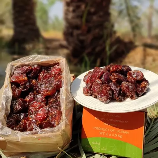 تصویر 2 از خرما کبکاب 1200 گرمی مشکین درجه یک