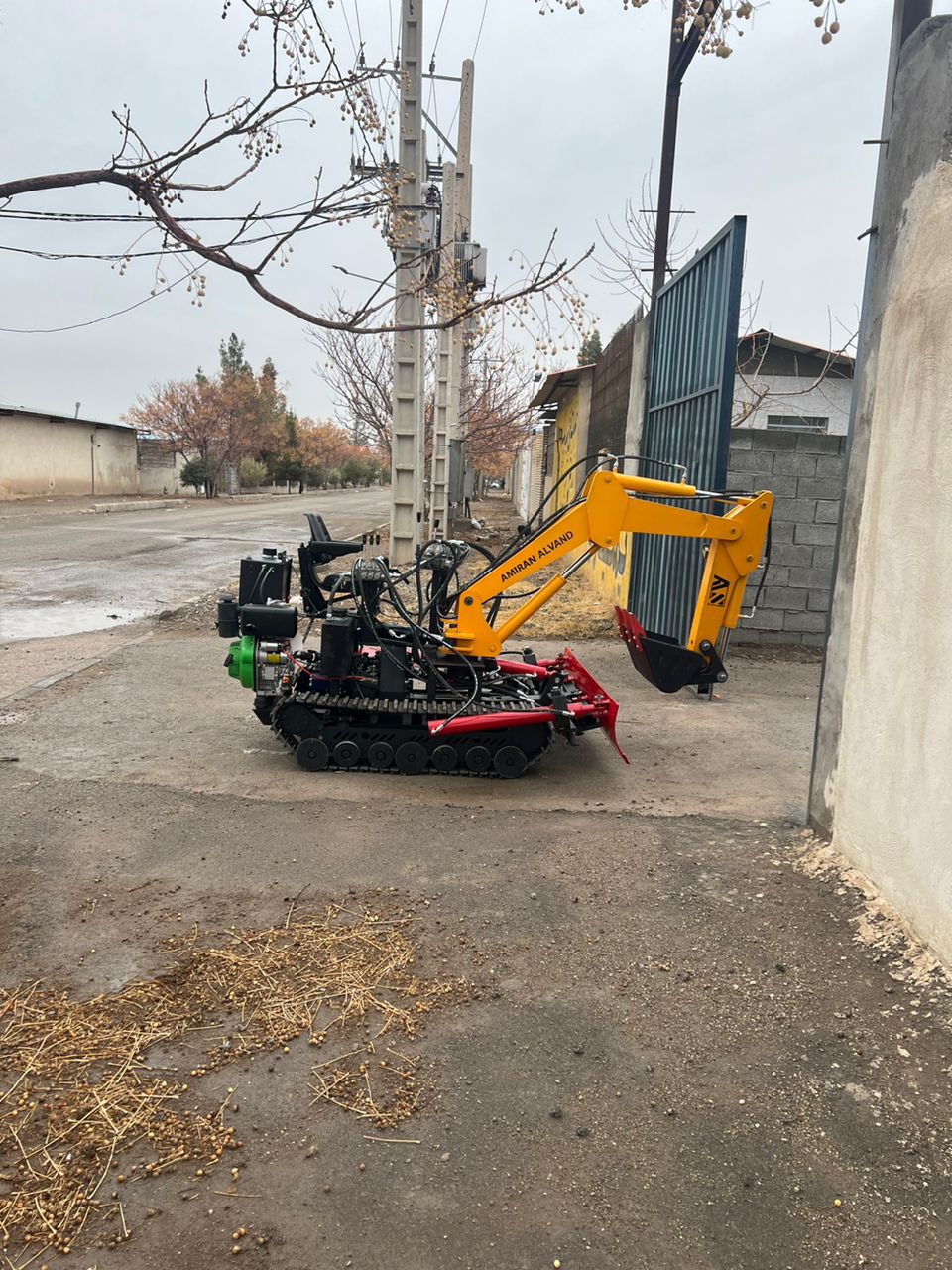 تصویر 1 از قیمت مینی بیل زنجیری بیل بکهو کانال کن