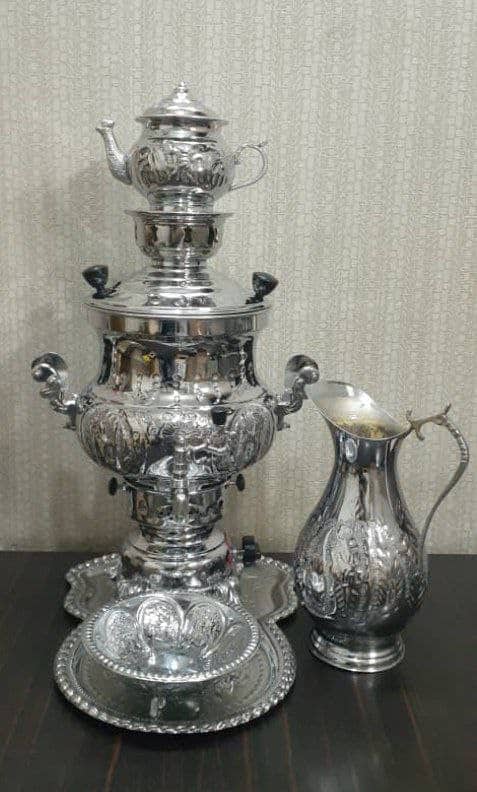 سماور آتیلا گازی مدل گلابی