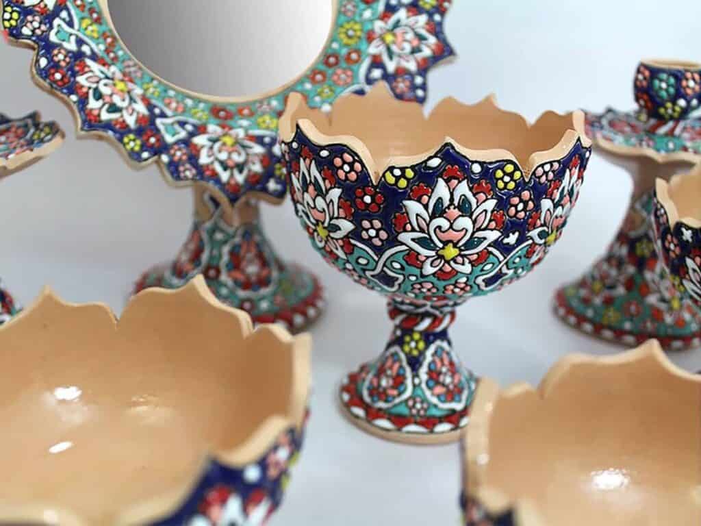 تصویر 3 از خرید جدیدترین انواع مینا کاری سفال