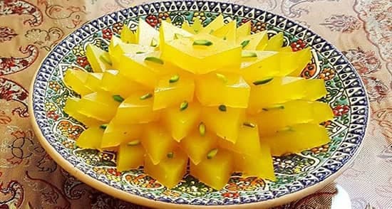 تصویر 4 از قیمت حلوا مسقطی لاری گلاب و هل با کیفیت ارزان + خرید عمده