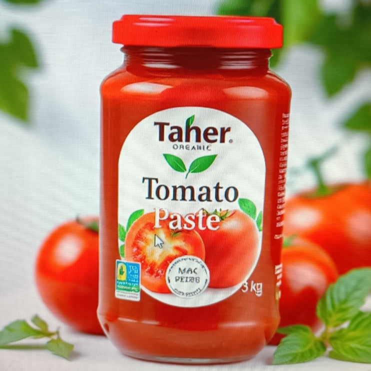 رب گوجه شیشه 1350 بریکس 18 عمده