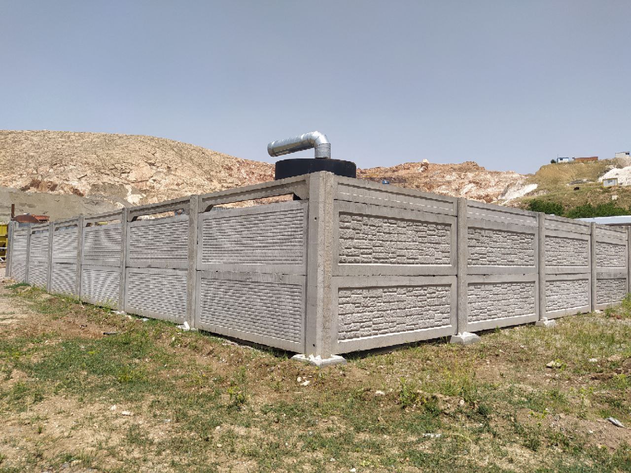 تصویر 1 از قیمت دیوار بتنی پیش ساخته کرمانشاه
