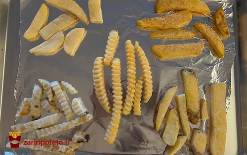 تصویر 4 از فروش سیب زمینی زیگزاگی نیمه آماده + قیمت خرید به صرفه