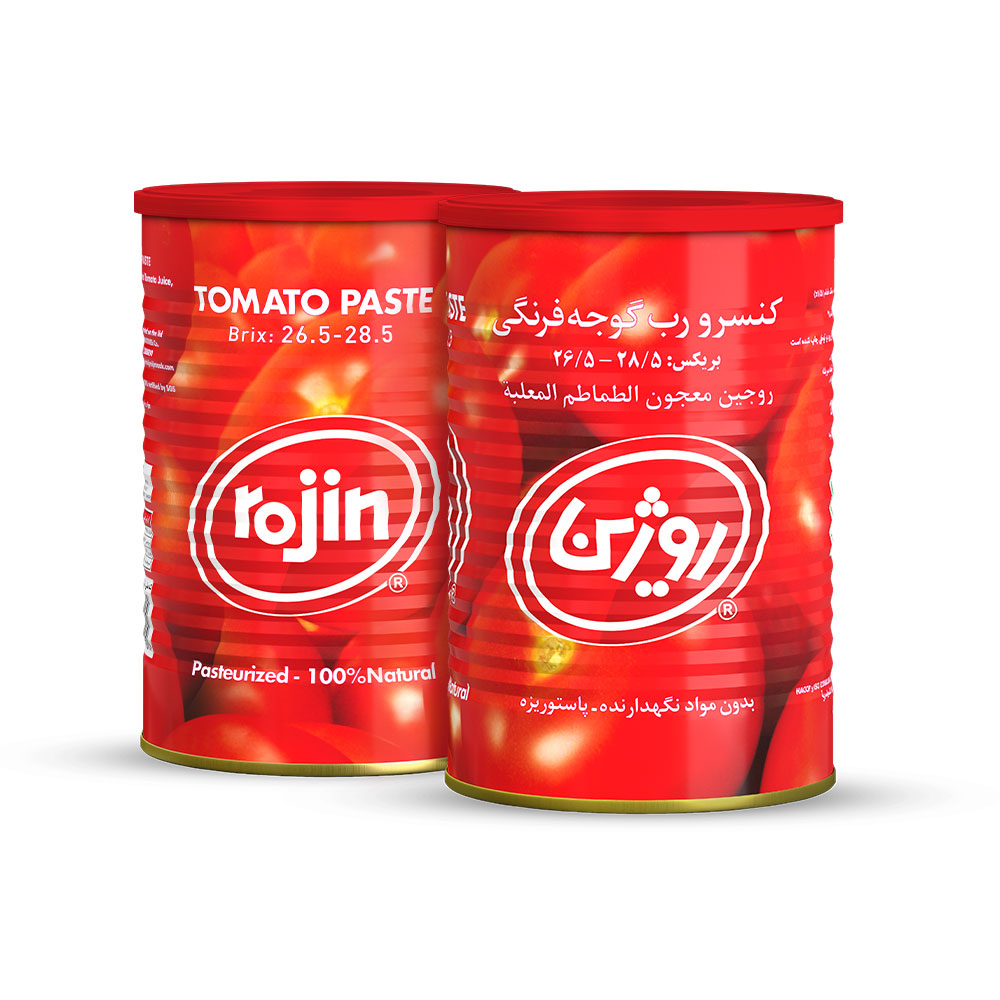 تصویر 2 از خرید و قیمت عمده رب گوجه فرنگی روژین ۸۰۰ گرم