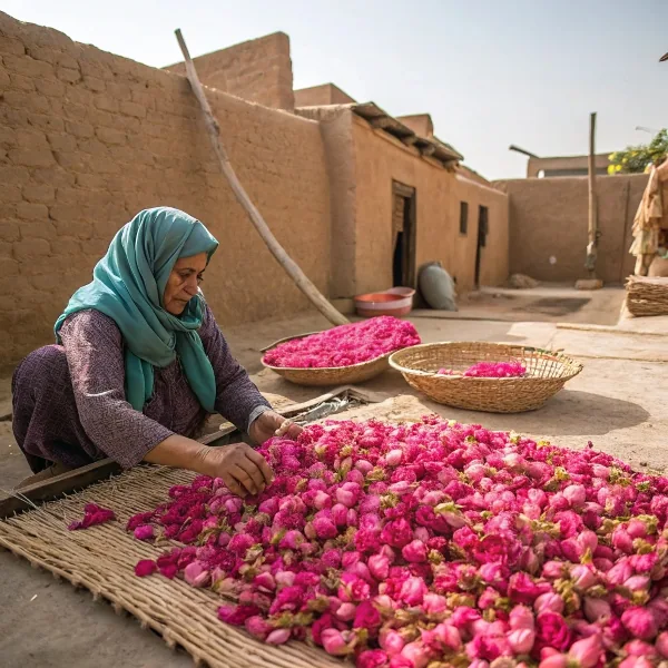 انواع پر گل محمدی صادراتی با شرکت فولاد گل