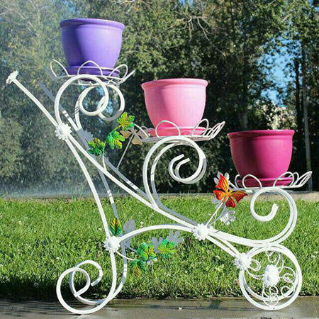 خرید استند گل فلزی