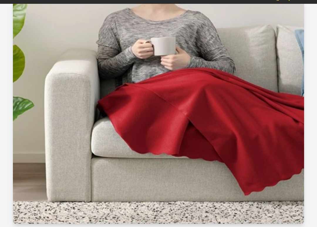 تصویر 2 از خرید پتو مسافرتی قرمز + قیمت فروش استثنایی