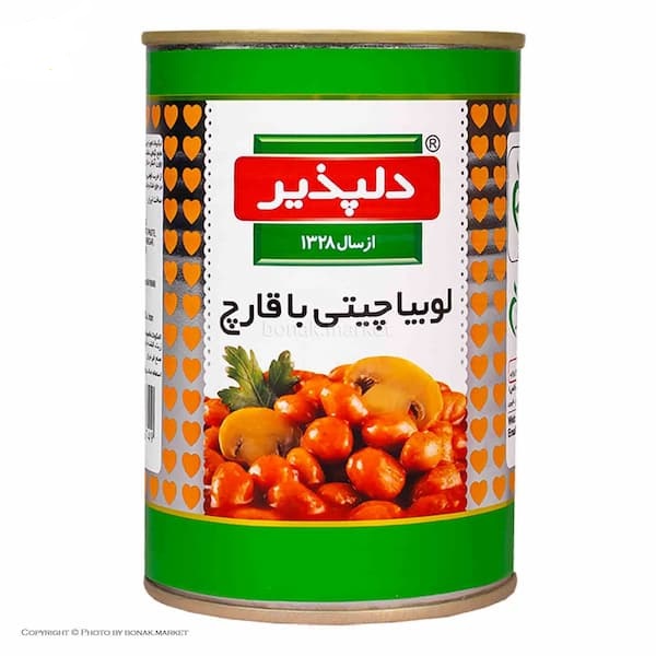 تصویر 2 از قیمت خرید کنسرو لوبیا چیتی با قارچ با فروش عمده