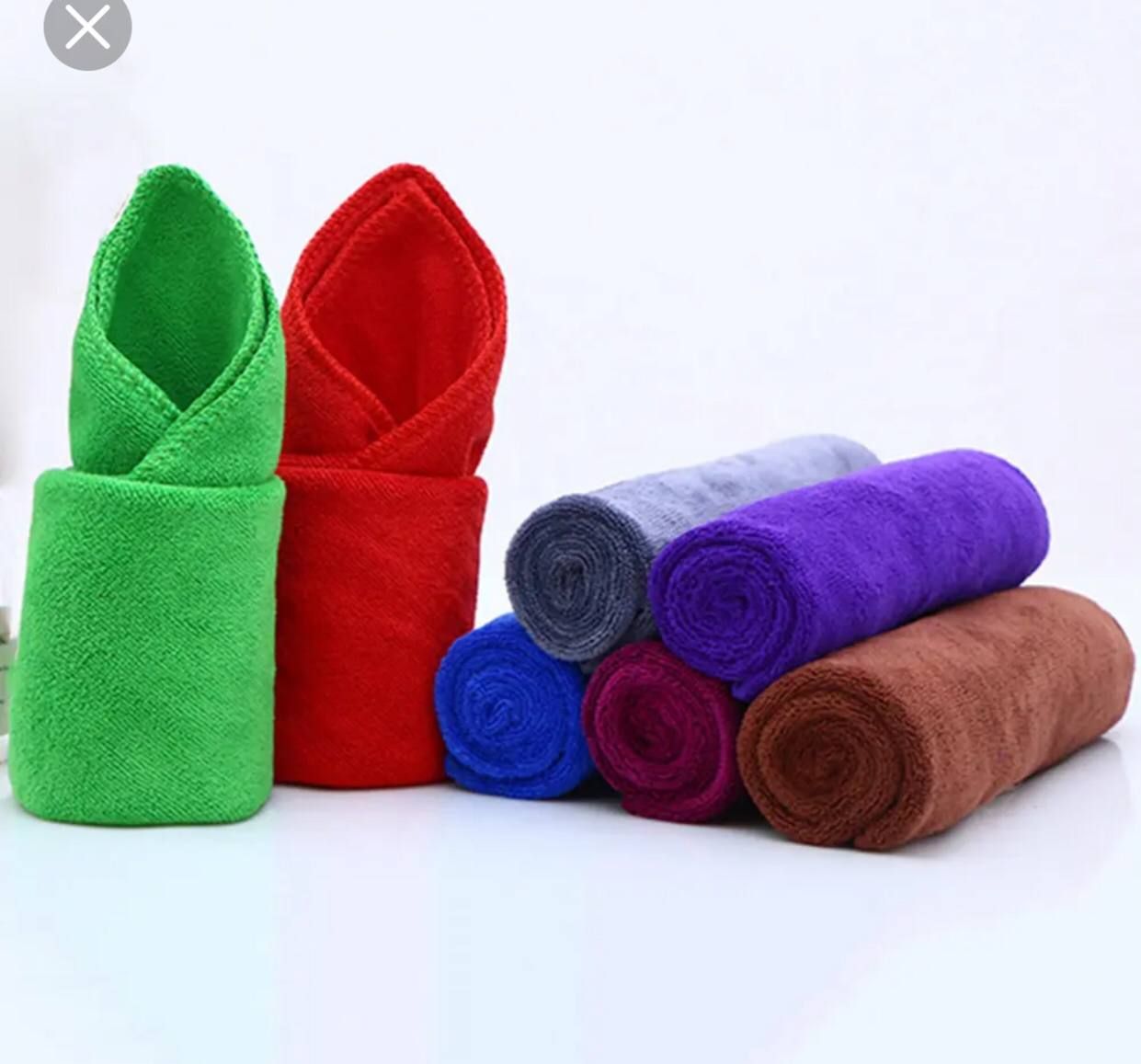 تصویر 2 از پخش عمده و قیمت ارزان و با کیفیت دستمال آشپزخانه ساده نانو میکرو فایبر 30 × 30